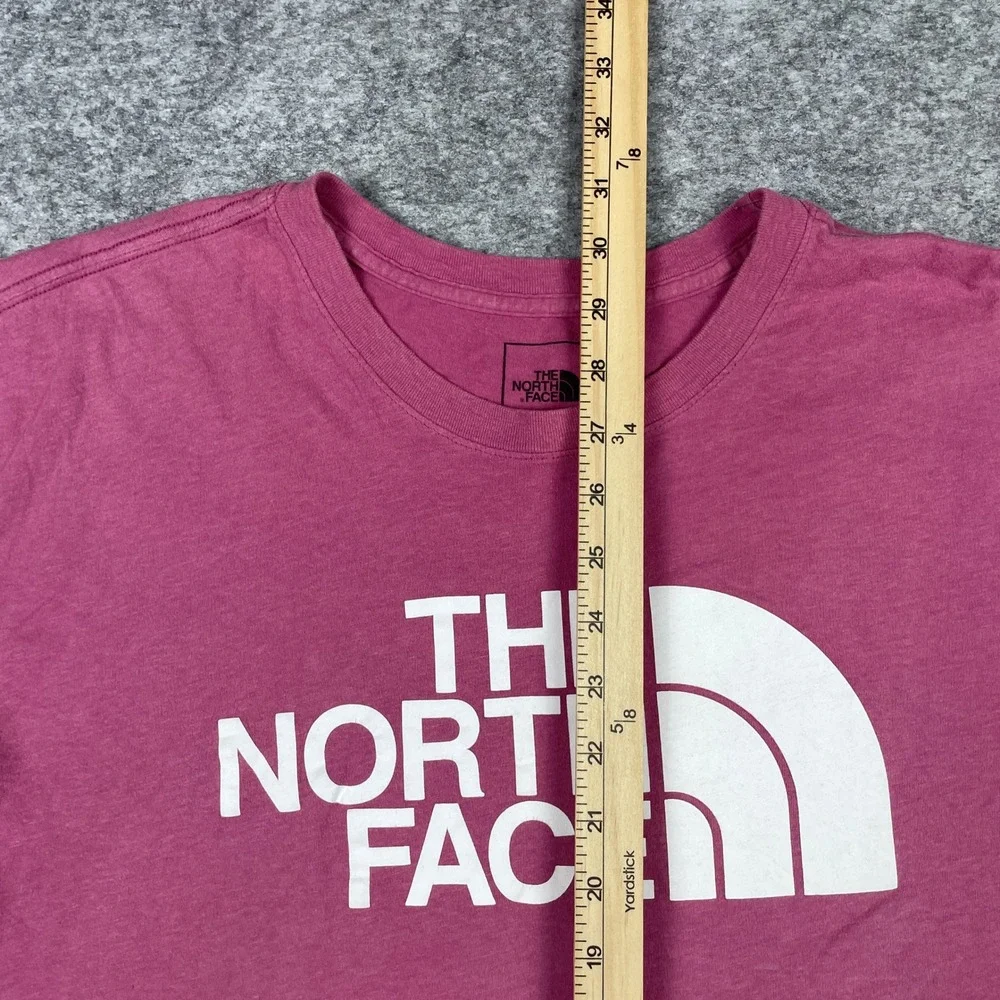 The North Face T-Shirt Mens XXL Pink Half Dome Short Sleeve Crewneck Tee